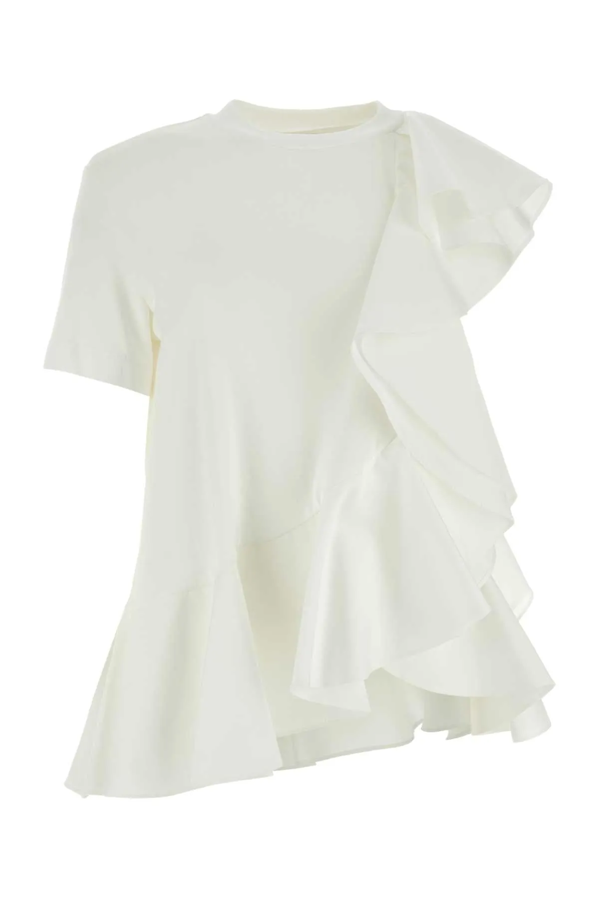 Alexander Mcqueen White Cotton Blouse