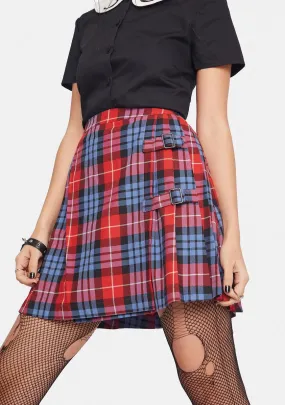 Babe Plaid Skirt-