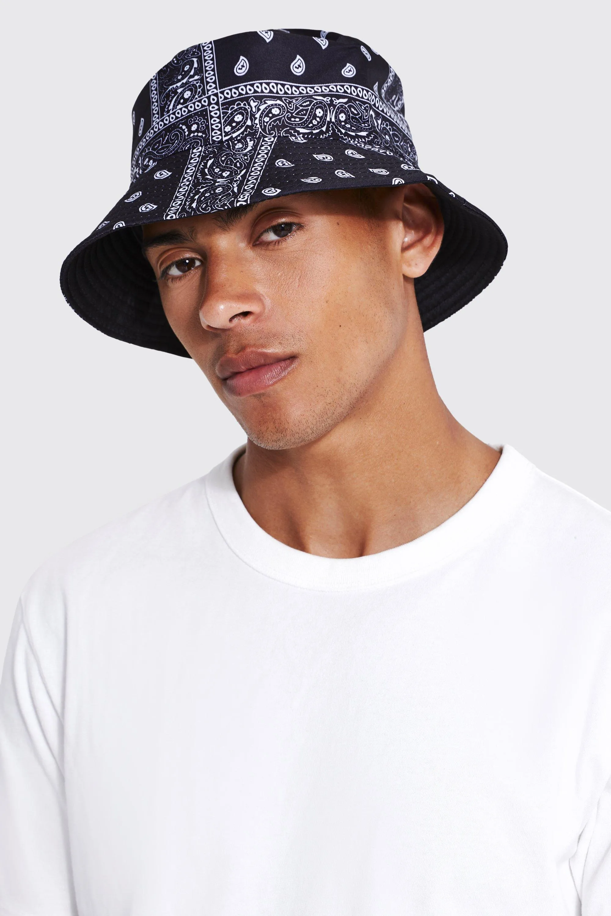 Bandana Printed Bucket Hat