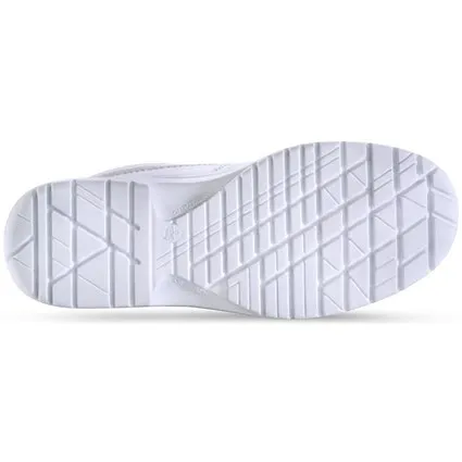 Beeswift Micro-Fibre Slip On S2 Shoes, White, 6
