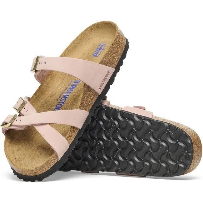 Birkenstock Women's Franca Soft Footbed Soft Pink Sandal
