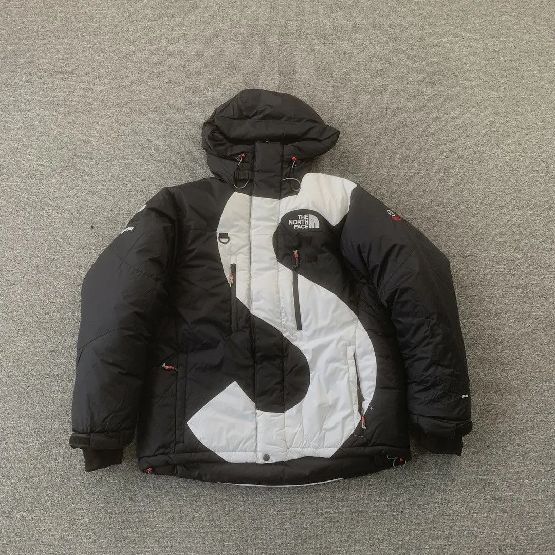 Black Down Jacket Big S