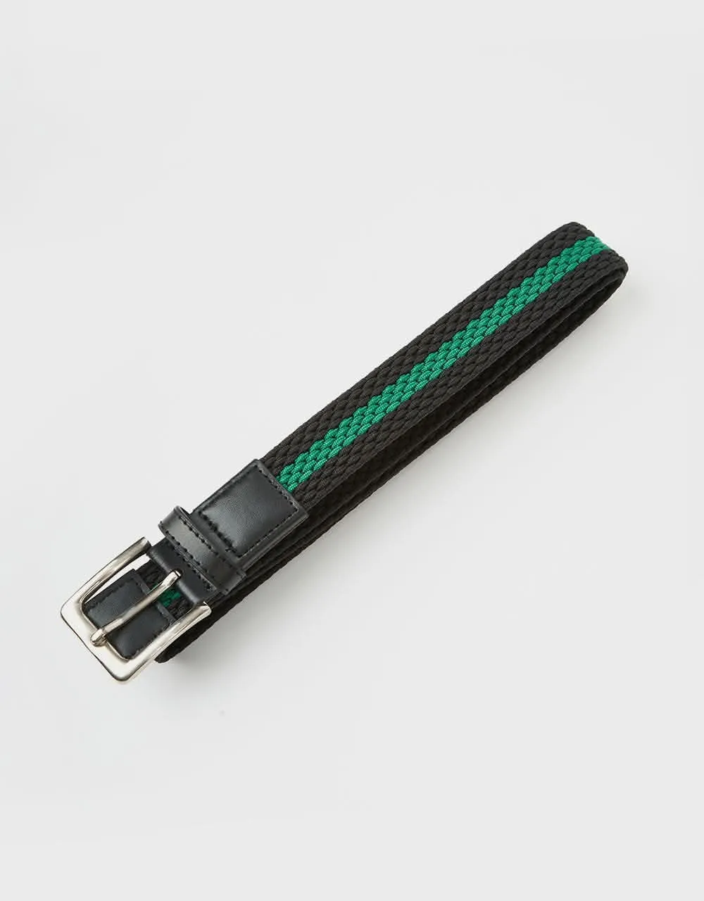 Butter Goods Braided Belt - Black/Green