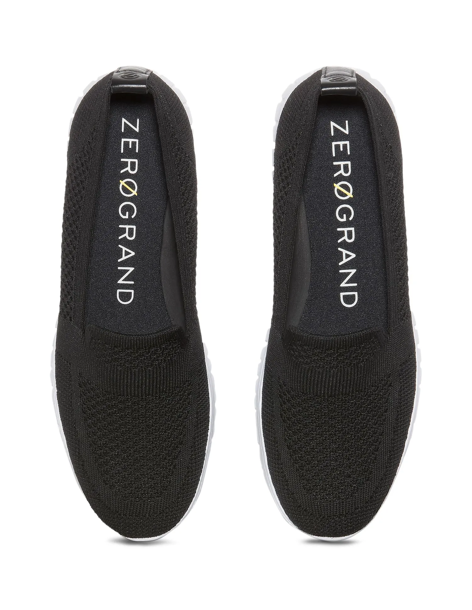 Cole Haan Women Black Zerøgrand Stitchlite Slip On Loafers