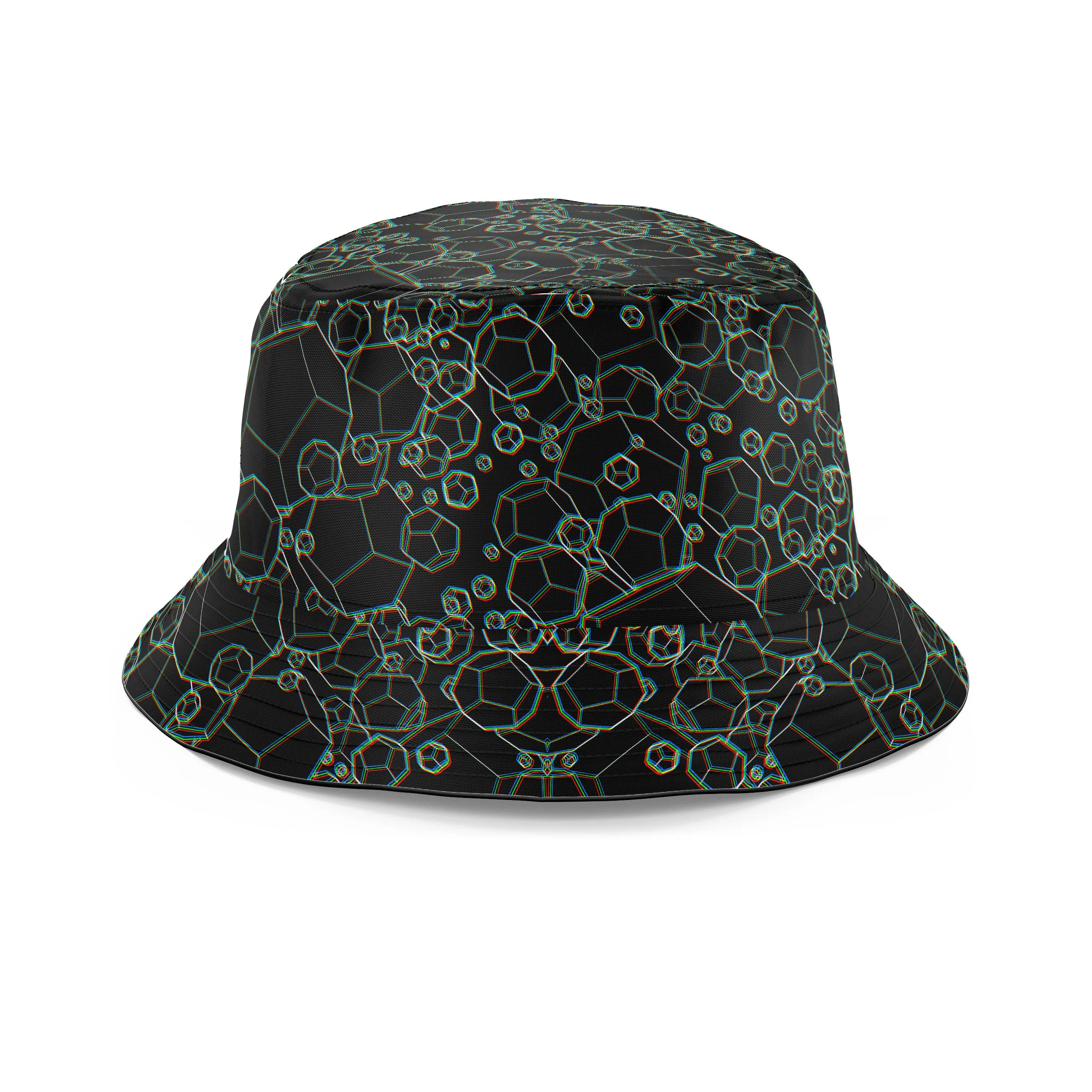 Dodecahedron Madness Glitch Bucket Hat