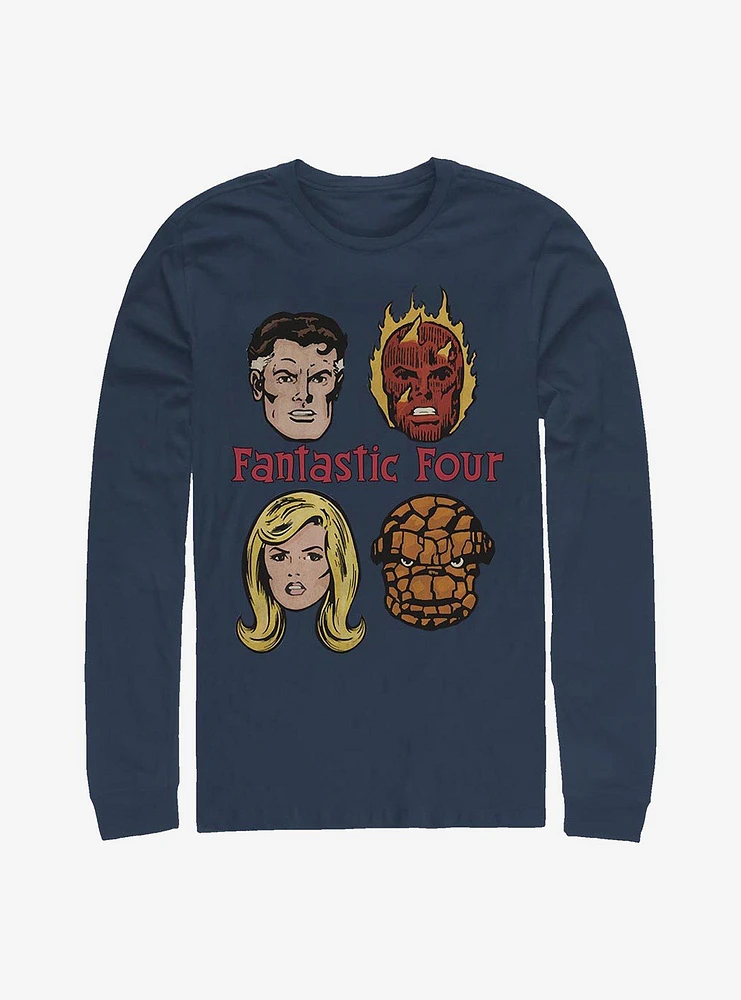 Hot Topic Marvel Fantastic Four Long-Sleeve T-Shirt