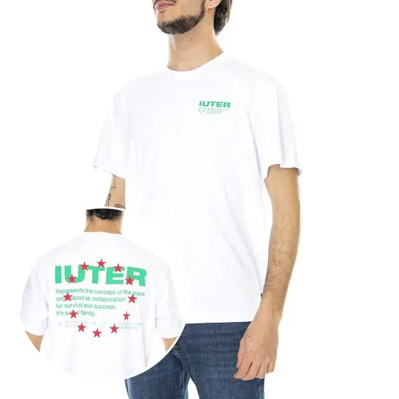 Iuter Info - Maglietta Girocollo Uomo Bianca