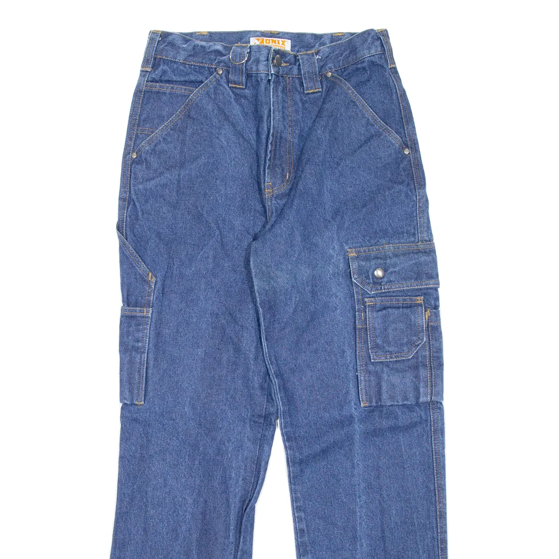 JORIX WORKWEAR Mens Jeans Blue Regular Straight W30 L29