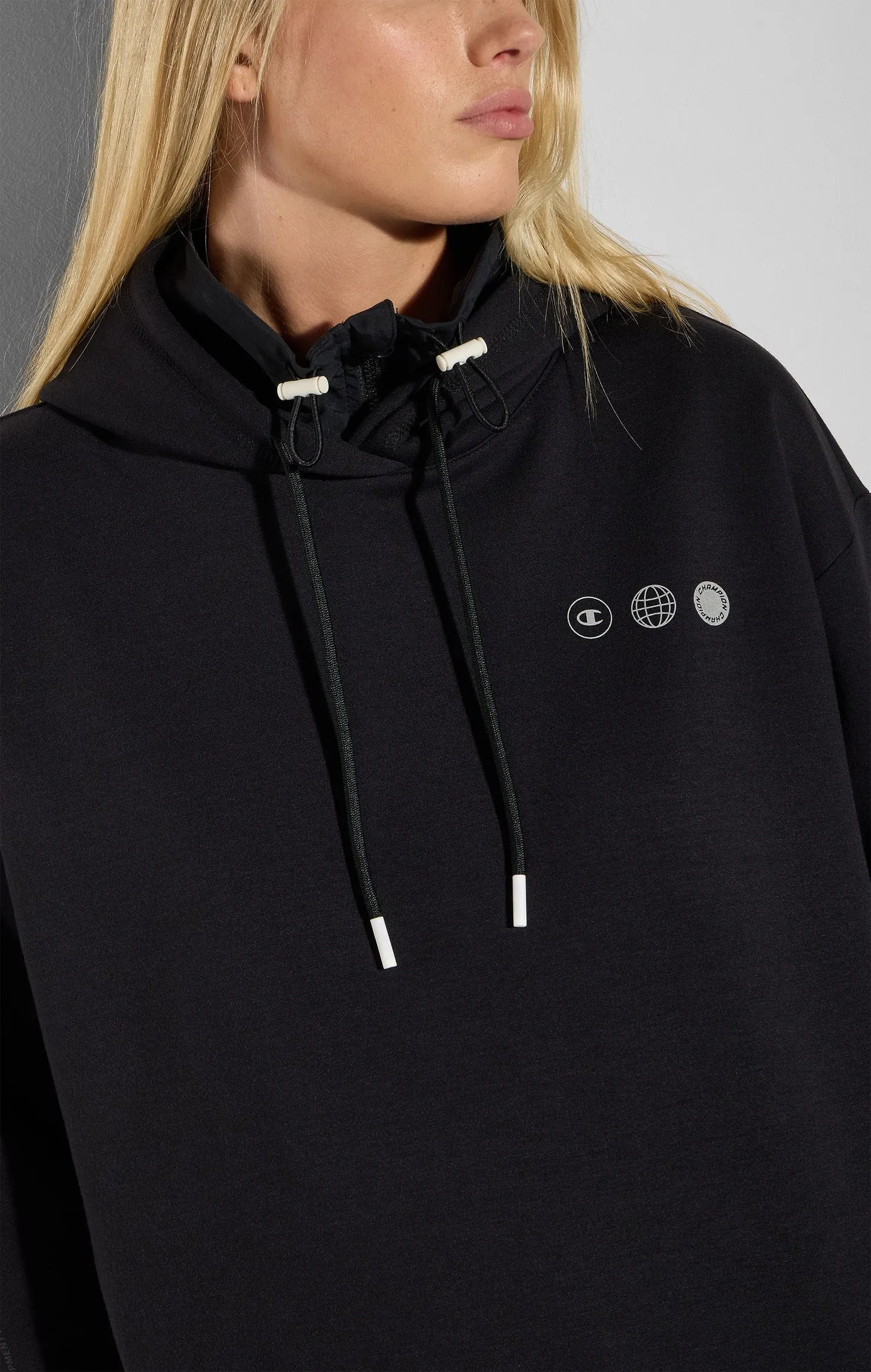  Loose Interlock Hoodie     
