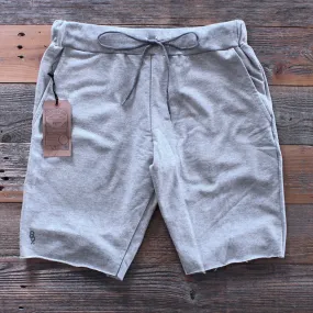 Mini Keys Cut Off Terry Shorts Grey