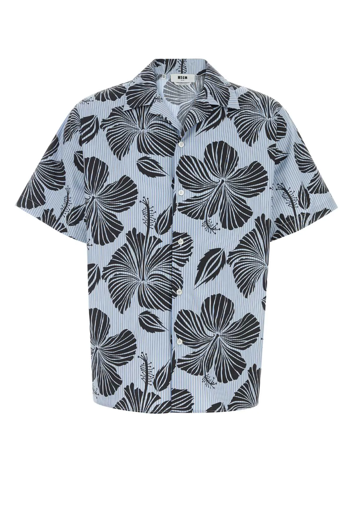 Msgm Embroidered Poplin Shirt
