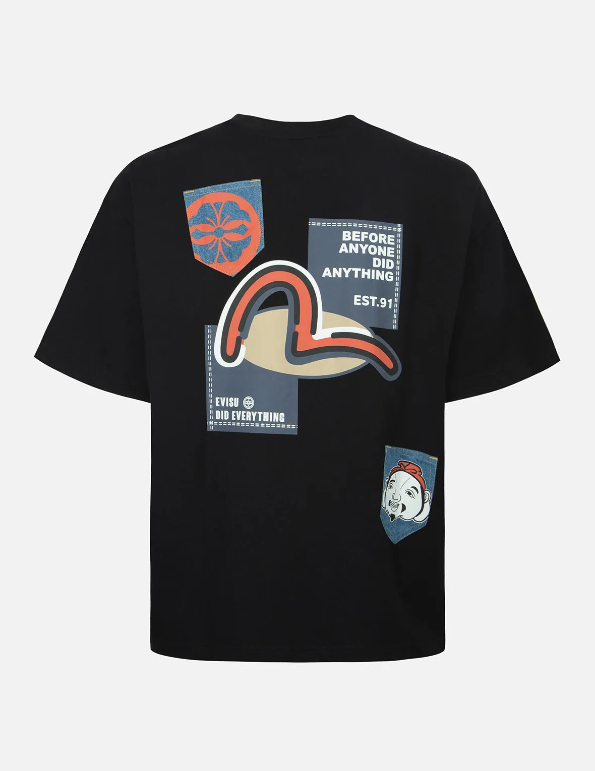 Multiple Printed Pocket T-shirt