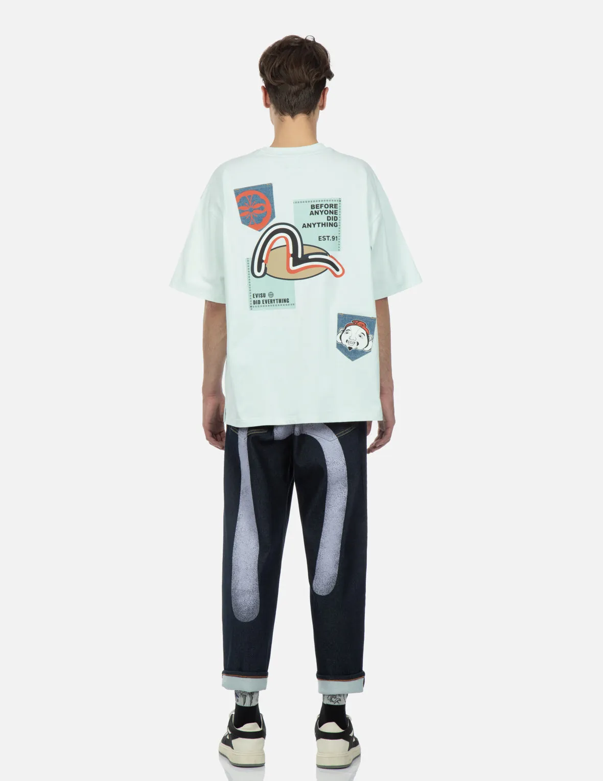 Multiple Printed Pocket T-shirt