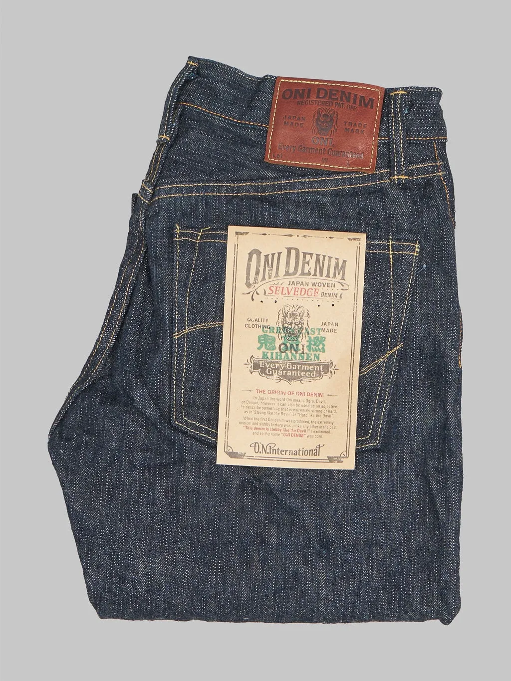 ONI Denim 288 Kihannen 18oz Regular Straight Jeans