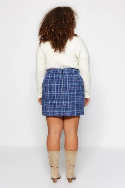 Plaid Patterned Skirt