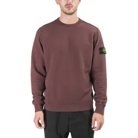 Stone Island Fleece Sweat Shirt (Burgundy)