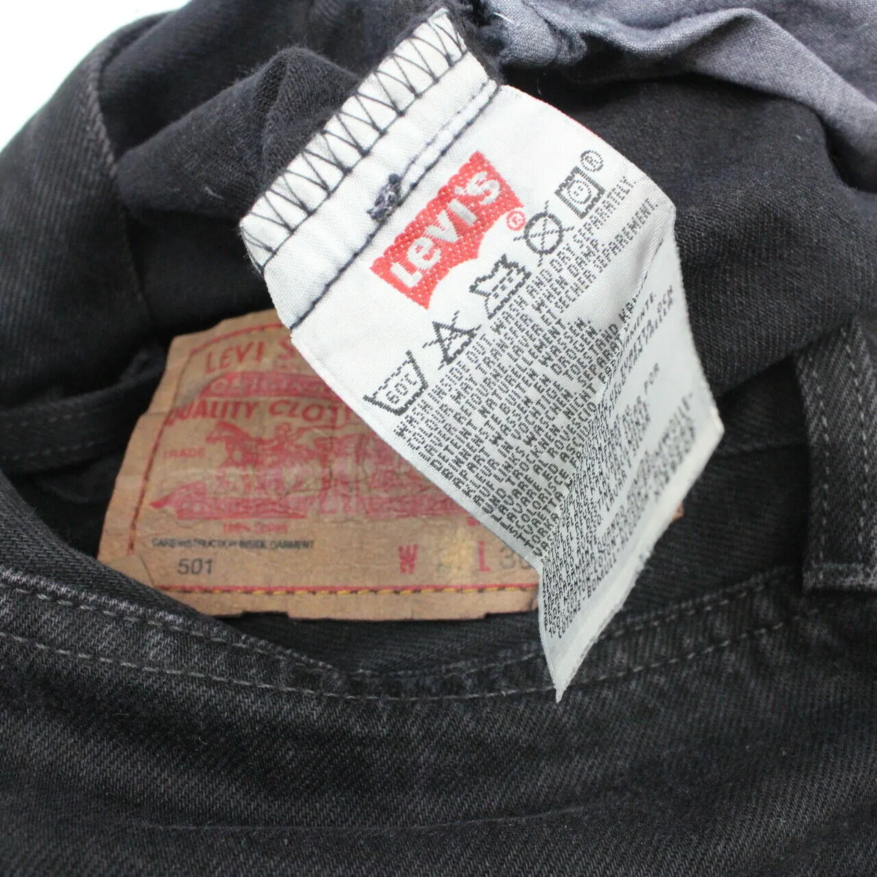 Womens LEVIS 501 Jeans Black | W26 L30