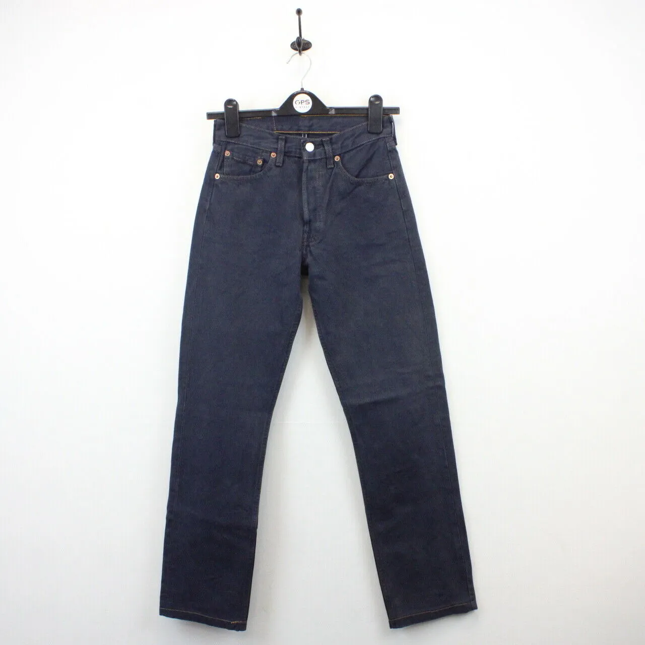 Womens LEVIS 501 Jeans Navy Blue | W26 L32