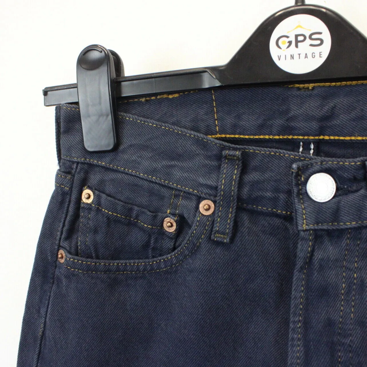 Womens LEVIS 501 Jeans Navy Blue | W26 L32